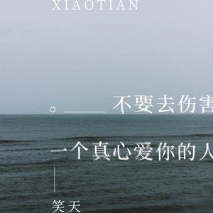 笑天 - 不要去伤害一个真心爱你的人