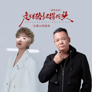 阿国哥/王娜 - 走错路记得回头（国粤双语）