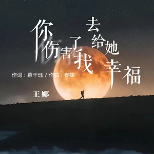 王娜 - 你伤害了我去给她幸福(伴奏)
